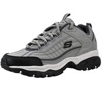 Skechers Men's Energy Afterburn Lace-Up Charcoal/Grey Sneaker 10.5 W US