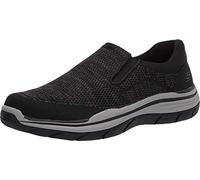 Skechers Men's Expected 2.0-Arago Slip on Canvas Loafer, Black, Numeric_10