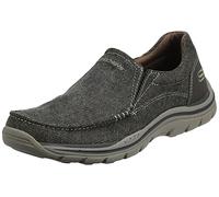Skechers Men's Expected Avillo Moccasin, Dark Brown, 12 W US