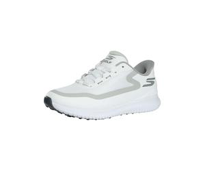 Skechers Men's Flight Spikeless Slip-in Golf Shoe Sneaker, White/Gray, 8.5 Wide