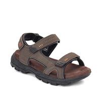 Skechers Men's GARVER-Louden Fisherman Sandal, Brown, 11 Wide US