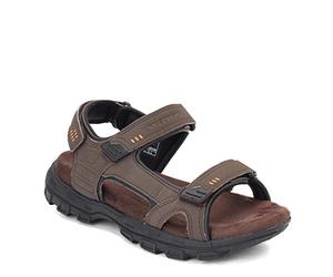 Skechers Men's GARVER-Louden Fisherman Sandal, Brown, 7 Wide US