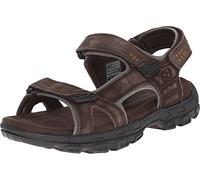 Skechers Men's GARVER-Louden Fisherman Sandal, Brown, 8 Wide US