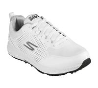 Skechers Men's Go Golf Elite 5 Sport Trainers, White Synthetic Textile Black Trim, 47.5 EU