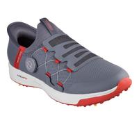 Skechers Men's Go Golf Elite Vortex Slip Ins Sneaker, Charcoal Syntehtic Red Trim, 45 EU