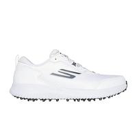 Skechers Men's Go Golf MAX Fairway 4 Sneaker, White Synthetic Textile Silver Trim, 45 EU