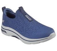 Skechers Go Walk Arch Fit Linear Axis 2.0, Zapatillas Hombre, Navy, 45.5 EU