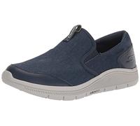 Skechers Men's Go Walk Arch Relaxed Fit Canvas Slip on Golf Shoe, Shoes Hombre, Navy, 44.5 EU