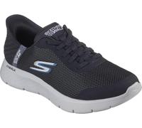Skechers Men's Go Walk Flex Hands Free Slip-Ins Sneaker, Black/Gray, 8 Narrow