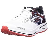 Skechers Men's GOrun Consistent-Athletic Workout Running Walking Shoe Sneaker with Air Cooled Foam, White/Black/Red 2, 9