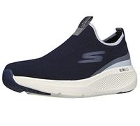 Skechers Men's GOrun Elevate-Athletic Slip-On Workout Running Shoe Sneaker with Cushioning, Navy/Grey, 7.5
