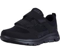 Skechers Men's Gowalk-Athletic Hook and Loop Walking Shoes | Two Strap Sneakers | Air-Cooled Foam, Black, 11