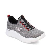 Skechers Men's Gowalk Flex-Athletic Slip-On Casual Walking Shoes with Air Cooled Foam Sneakers, White/Black 2, 8