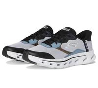 Skechers Men's Hands Free Slip-ins Go Walk Glide-Step 2.0-Zac Sneaker, Zapatillas Hombre, Blanco y Negro, 41 EU