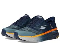 Skechers Max Cushioning Premier 2.0 Ascendant Ii - Tenis sin cordones para hombre, Azul marino/naranja, 41 EU
