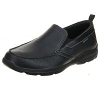 SKECHERS Relaxed Fit Harper para hombre - Forde Black Leather Shoe