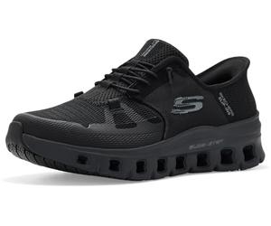 Skechers Men's Resistant Glide-Step Pro Slip-ins Work Sneakers, BLK, 11