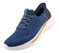 Skechers Slade Quinto, Zapatillas Hombre, Blue Knit, 41.5 EU