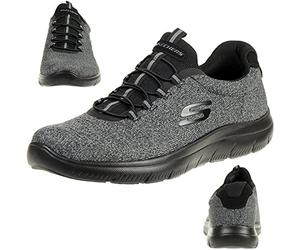 Skechers - Mens Summits - Forton Shoes, Size: 10.5 W US, Color: Black/Black