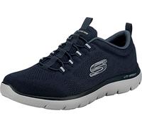 Skechers Men's Summits Louvin, Mocasín Hombre, Azul Marino, 40 EU