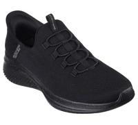 Skechers Men's Ultra Flex 3.0 Right Away Hands Free Slip-in Sneaker Loafer, Black/Black, 13 Wide