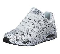 Skechers Men's VEXX: UNO-Process Sketch Sneaker, White/Black, 7