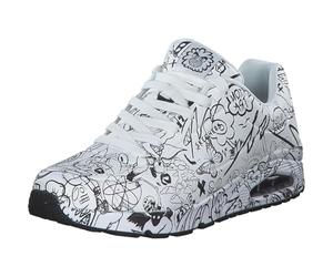 Skechers Men's VEXX: UNO-Process Sketch Sneaker, White/Black, 7