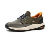 Skechers Meroe-Alden - Tenis para Hombre, Verde -Oliva, 48.5 EU