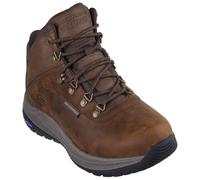 Skechers Meroe-Pikeman, Botas Cortas al Tobillo Hombre, Brown Leather/Synthetic, 42.5 EU