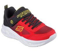 Skechers Meteor-Lights-krendo para niños, Rojo/Negro, 1 Little Kid