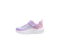 Skechers Microspec Advance-Oasis POI - Tenis para niña, Lavender/Multi, 10.5 Little Kid