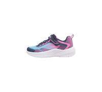 Skechers Microspec Advance Oasis Point - Tenis para niña, Malla de Poliuretano Azul Marino, 1.5 UK Child