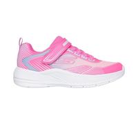 Skechers Microspec Advance Oasis Point- Tenis para niña, Malla múltiple de Poliuretano Rosa Intenso, 13 UK Child
