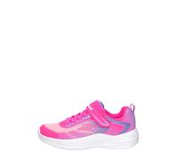 Skechers Microspec Advance Oasis Point- Tenis para niña, Malla múltiple de Poliuretano Rosa Intenso, 13 UK Child