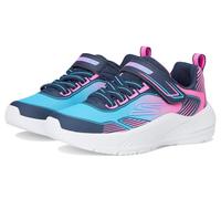 Skechers Microspec Advance Oasis Point, Zapatillas, Navy PU/Multi Mesh, 28 EU