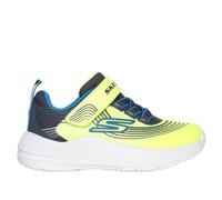 Skechers Microspec Advance - Tenis para niño, diseño único, azul jaspeado, 7 Toddler