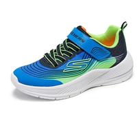 Skechers Microspec Advance, Zapatillas, Black/Lime, 27 EU