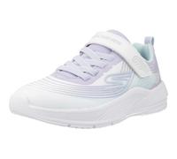 Skechers Microspec Advance, Zapatillas, Blanco/Lavanda, 28 EU