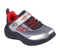 Skechers Zapatillas deportivas Microspec Advance Negro carbón textil plateado 7 UK Niño