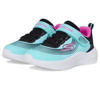 Skechers Microspec Advance, Zapatillas Niñas, Azul/Negro, 3 UK