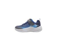 Skechers Microspec Advance Zapatillas para Niños, Navy & Blue Textile/Navy Synthetic/Charco, 30 EU
