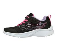Skechers Microspec-Bold Delight - Tenis para niños, Black, 12 UK Child