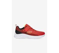 Skechers Microspec II Zovrix - Rojo - Zapatillas Velcro Niño