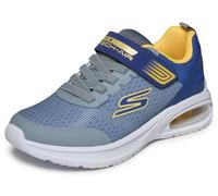 Skechers Microspec MAX Advance Squad-Pacer - Tenis para niño, Gris Oscuro, 1 UK Child