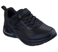 Skechers MICROSPEC MAX Advance Squad-Pacer - Zapatillas Deportivas para niño, Tela Negra/sintética/Ribete Negro, Talla 9.5 UK Niño