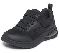 Skechers MICROSPEC MAX Advance Squad-Pacer - Zapatillas Deportivas para niño, Tela Negra/sintética/Ribete Negro, Talla 1.5 UK Niño