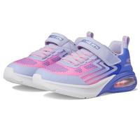 Skechers Microspec MAX Advance, Zapatillas, Black/Lavender, 32 EU