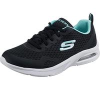 Skechers MICROSPEC MAX ELECTRIC JUMPS, Zapatillas de deporte para Niñas, Black Mesh, 29 EU