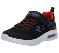 Skechers MICROSPEC MAX - Tenis para niños, Negro/Rojo/Azul, 27 EU