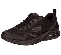 Skechers MICROSPEC MAX, Zapatillas para Niños, Black Textile & Trim, 39 EU
